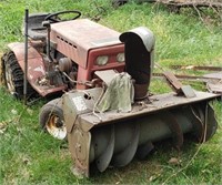 Sears GT/14 Varidrive Tractor with Snowblower