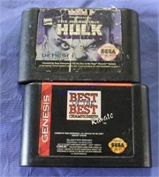 Sega Genesis Best of Best & Incredible Hulk