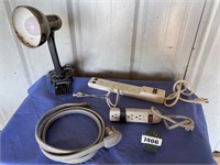 Clamp Lamp, Power Bars, Appliance Pigtail