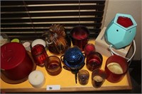 SELECTION OF CANDLES & WAX BURNERS