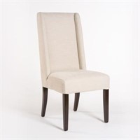 Cement Herringbone Upholstery Tribeca Dining Chair