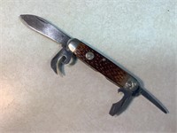 Boy Scout Knife By Ulster, 6.5in Open