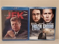 2 SEALED BLUE RAY / DVD COMBO MOVIES