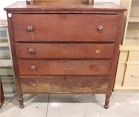 ANTIQUE CHEST OF DRAWERS 43"20"X46"