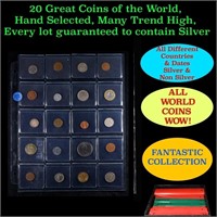 20 Great Coins of the World, hand selected, many t