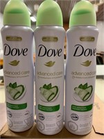 Deodorant 'Dove' Advanced Care, 107g x3