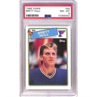 1988 Topps Brett Hull  Psa 8