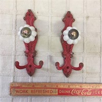 UNIQUE CAST AND PORCELAIN HOOKS