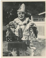 8x10 Clown performing tricks