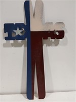 Metal "Texas" Cross 10 x 16