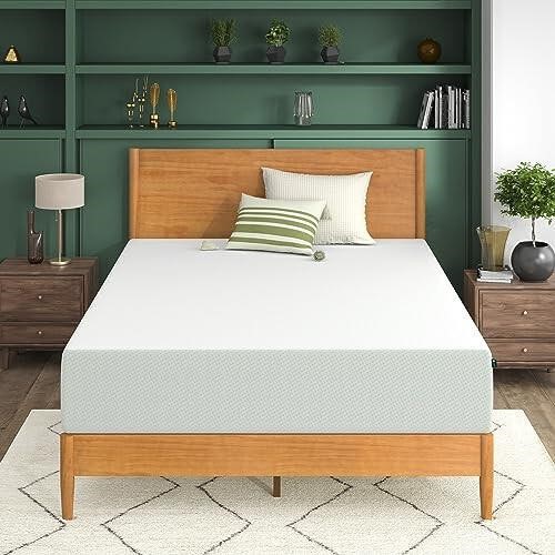 ZINUS 12 Inch Green Tea Memory Foam Mattress, Cali