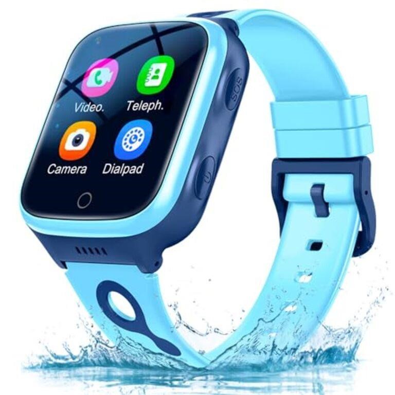 4G GPS Smart Watch for Kids Waterproof Phone