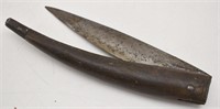 Antique Handmade Native Knife Wood Sheath