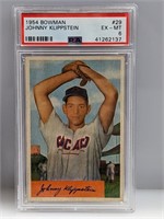 1954 Bowman PSA 6 #29 Johnny Klippstein Cubs