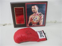 Boxer Suger Shane Mosley Plaque W/Glove See Info