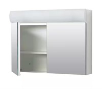 Lighted Frameless Medicine Cabinet with Mirror