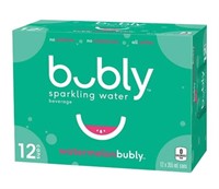 12 Pack Bubly Sparkling Water Watermelon BB 07/24