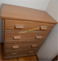RANCH OAK 4 DRAWER CHEST OF DRAWERS
