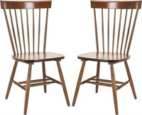 $155  Safavieh Oak Spindle Chair Set - Dark Oak