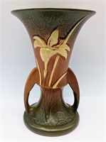 Roseville Zephyr Lily Sienna Pottery  Vase