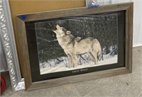 Large Picture Frame 32" x 57" & Wildlife Pic