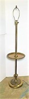 Brass Base Table Lamp with Tray