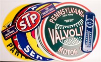 Lot of Reproduction Automotive Signs