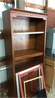 6FT WOOD BOOK SHELF