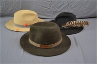 37: (3) fly fishing hats