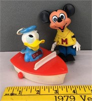 Vintage Donald Duck & Mickey Mouse Disney Toys