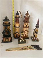 Wooden Lighthouse Decorations