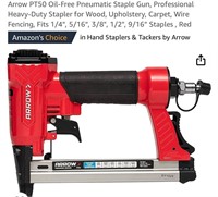 Arrow PT50 Oil-Free Pneumatic Staple Gun