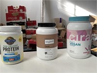 Box of Assorted Protein Powders: (3) Cira Bright