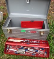 Craftsman hand toolbox w/some tools