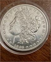 1896 Morgan Silver Dollar P MS64