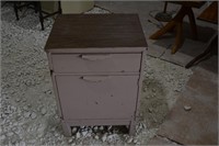 Small Metal Side Cabinet