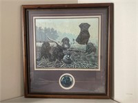 Framed Labrador Dogs Print