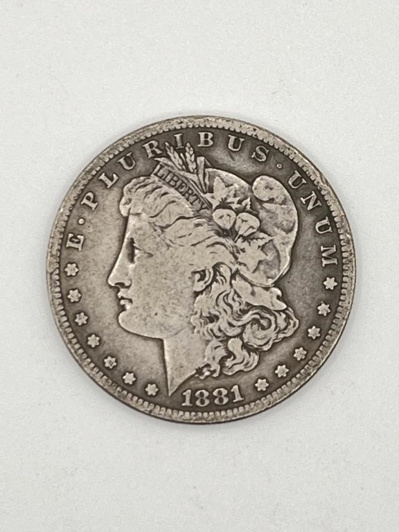 1881S Morgan Silver Dollar