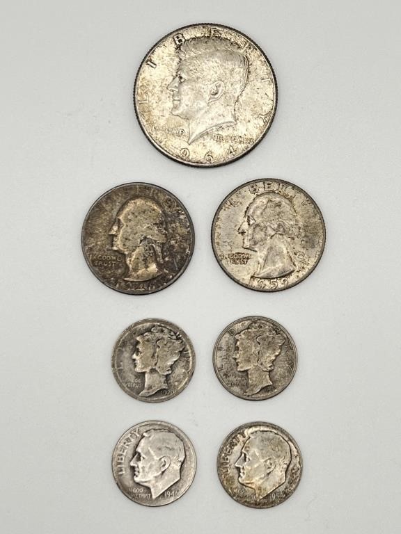 Assorted US Silver Coinage