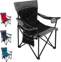 $50  Oversized Folding Chair  Heavy Duty  Black