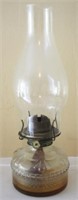 Vintage Oil Lamp - 12.5" tall