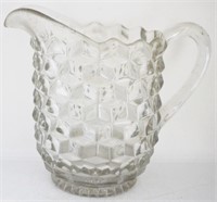 Fostoria American Pitcher - 7.75" tall