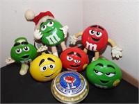 Lot of M&M Toys