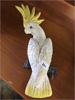 CAST IRON REPRODUCTION COCKATOO WALL