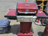 KENMORE RED STAINLESS STEEL PROPANE GRILL