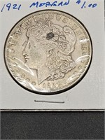 1921 Silver Morgan Dollar