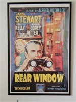 Framed Movie Poster for Rear Window