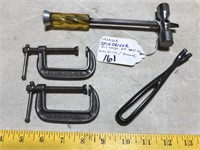 2" C-Clamps, Tack Puller, Spin Driver