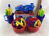 Toy baking sets (2).  Transforming Dinosaur toy