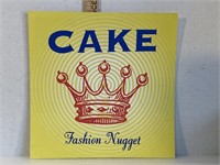 Cake two sided record store place saver for the